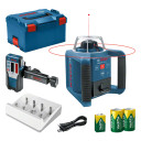 Rotācijas lāzers GRL 300 HV + LR 1 L-BOXX KOFERĪ PROFESSIONAL, 0601061505 BOSCH