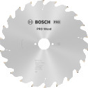 Ripzāģa disks 216x30 mm Optiline Wood Z22, Galda zāģiem PRO WOOD RIPZĀĢA ASMENS, 2608838410, BOSCH