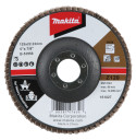 Lameļu slīpdisks 125mm K120 Metālam, INOX un krāsainie metāli HEAVY DUTY, B-53958 MAKITA