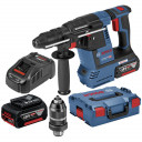 Cordless Rotary hammer GBH 18V-26 F, 2x5.0Ah, 1880CV 611910007 BOSCH