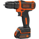 Akutrell-kruvikeeraja BDCDD12K1B-QW; 10,8 V; 2x1,5 Ah aku Black & Decker