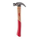 LIEKTAS NAGLU IZVILCĒJA KONSTRUKCIJAS HIKORIJAS ROKTURA ĀMURS, HICKORY CURVED CLAW HAMMER 16OZ / 450G, 4932478659 MILWAUKEE