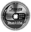 T.C.T. Zāģripa EFFICUT 260X2.15X30mm 10° T80, B-67240 MAKITA