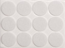 SELF-ADHESIVE FELT PADS 28MM 12PCS 74833 VOREL