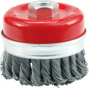 CUP BRUSH 80MM, TWISTED WIRE 06975 VOREL