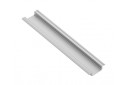 LED aluminum profile with GLAX silver flange 2 m (mortise)