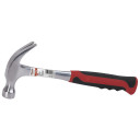 Hammer with nail puller, metal handle 550g Kreator