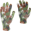 GARDEN GLOVES MILITARY PRINTING B 8" 74115 FLO