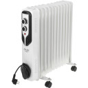 Eļļas radiators AD 7817, 2500W, balts; AD 7817 ADLER