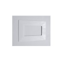 Decorative frame for block, white 209x140x3mm, BYLECTRICA