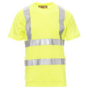 Geltoni darbiniai marškinėliai AVENUE FLUO, S dydis PAYPER