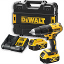 Аккумуляторная дрель-шуруповерт 18V XR 4Ah DCD777M2T-QW DeWALT