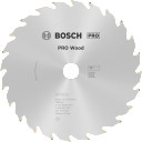 Standard for Wood 160x20/15.875x1.5/1.0x24T, Rokas ripzāģiem PRO WOOD CORDLESS RIPZĀĢA ASMENS, 2608837676, BOSCH