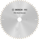 Stacionārā Ripzāģa disks 254x30x60 multi material, Paneļzāģiem PRO MULTI MATERIAL RIPZĀĢA ASMENS, 2608640449, BOSCH