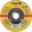 METAL GRINDING DISC 125x6.8x22MM 08665 VOREL